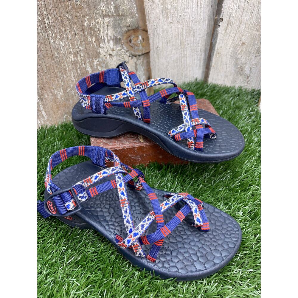 CHACO Ecotread Red White Blue USA Patriotic Women's 6 Sandals